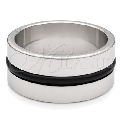Stainless Steel Mens Ring, Polished, Two Tone, 01.63.0645.05 (Size 5) for wholesale, main product view