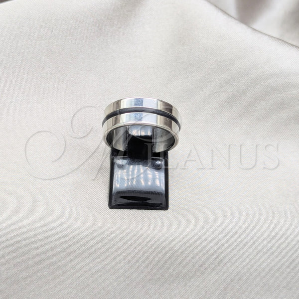 Stainless Steel Ring — Mens Ring Polished Two Tone 01.63. Size 6 — main product view — SKU 160961 | Acero Inoxidable anillo — para hombre Ring pulido Two Tone 01.63. Size 6 — SKU 160961