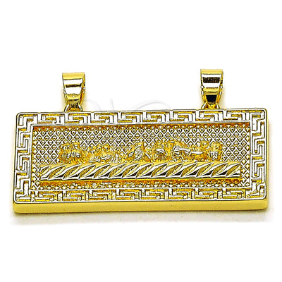 Gold Filled Gold-Filled Greek Key Pendant 05.120.0094 for wholesale, main product view
