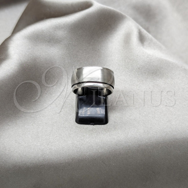 Stainless Steel Ring — Mens Ring Black Polished 01.63. Size 6 — main product view — SKU 161021 | Acero Inoxidable anillo — para hombre Ring negro pulido 01.63. Size 6 — SKU 161021
