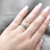 Stainless Steel Mens Ring, Polished, Steel Finish, 01.63.0662.05 (Size 5)