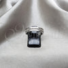 Stainless Steel Mens Ring, Polished, Steel Finish, 01.63.0662.05 (Size 5)