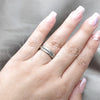 Stainless Steel Mens Ring, Polished, Steel Finish, 01.63.0662.06 (Size 5)