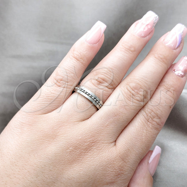 Stainless Steel Ring — Mens Ring Polished 01.63. Size 7 — alternate product view — SKU 161062 | Acero Inoxidable anillo — para hombre Ring pulido 01.63. Size 7 — SKU 161062