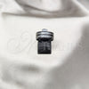 Stainless Steel Mens Ring, Black Polished, Black Rhodium Finish, 01.63.0663.07 (Size 7)