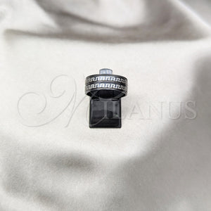 Stainless Steel Ring — Mens Ring Black Polished Black 01.63. Size 7 — main product view — SKU 161063 | Acero Inoxidable anillo — para hombre Ring negro pulido negro 01.63. Size 7 — SKU 161063