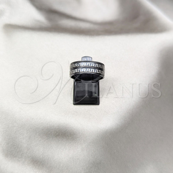 Stainless Steel Ring — Mens Ring Black Polished Black 01.63. Size 7 — main product view — SKU 161063 | Acero Inoxidable anillo — para hombre Ring negro pulido negro 01.63. Size 7 — SKU 161063