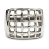 Stainless Steel Mens Ring, Polished, Steel Finish, 01.63.0669.08 (Size 8)