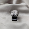 Stainless Steel Mens Ring, Polished, Steel Finish, 01.63.0669.08 (Size 8)