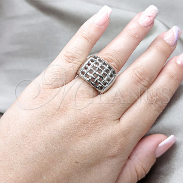 Stainless Steel Ring — Mens Ring Polished 01.63. Size 9 — alternate product view — SKU 161080 | Acero Inoxidable anillo — para hombre Ring pulido 01.63. Size 9 — SKU 161080