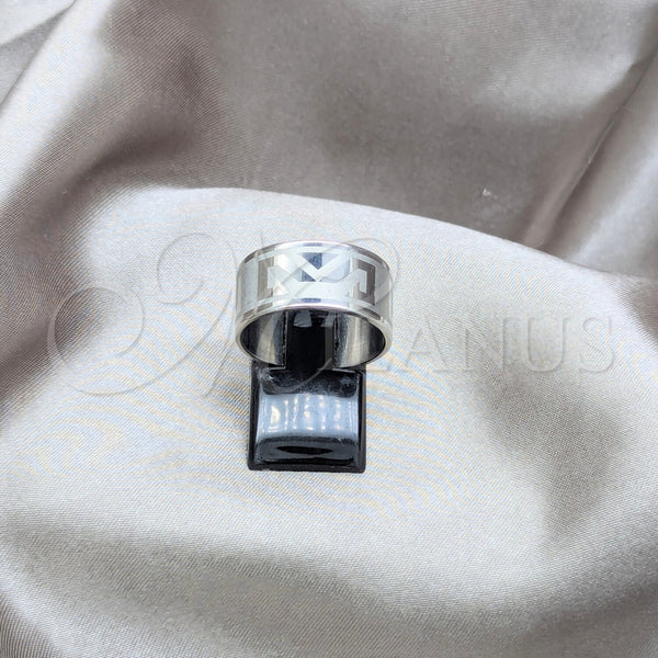 Stainless Steel Mens Ring, Polished, Steel Finish, 01.63.0670.08