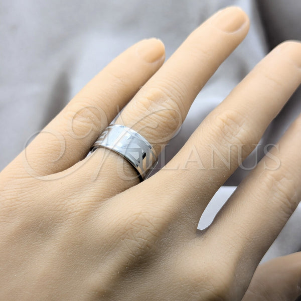 Stainless Steel Ring — Mens Ring Polished 01.63. Size 9 — alternate product view — SKU 161083 | Acero Inoxidable anillo — para hombre Ring pulido 01.63. Size 9 — SKU 161083