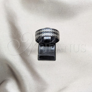 Stainless Steel Ring — Mens Ring Black Polished Black 01.63. Size 8 — main product view — SKU 161105 | Acero Inoxidable anillo — para hombre Ring negro pulido negro 01.63. Size 8 — SKU 161105