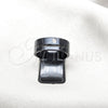 Stainless Steel Mens Ring, with White Crystal, Black Polished, Black Rhodium Finish, 01.63.0675.06 (Size 6)