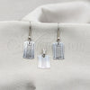 Stainless Steel Earring and Pendant Adult Set, Multicolor Polished, Steel Finish, 10.63.0661