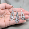 Stainless Steel Earring and Pendant Adult Set, Multicolor Polished, Steel Finish, 10.63.0662