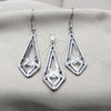 Stainless Steel Earring and Pendant Adult Set, Multicolor Polished, Steel Finish, 10.63.0662