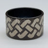 Stainless Steel Mens Ring, Polished, Black Rhodium Finish, 01.63.0677.06 (Size 6)