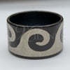 Stainless Steel Mens Ring, Polished, Black Rhodium Finish, 01.63.0679.06 (Size 6)