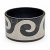 Stainless Steel Mens Ring, Polished, Black Rhodium Finish, 01.63.0679.06 (Size 6)