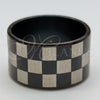 Stainless Steel Mens Ring, Polished, Black Rhodium Finish, 01.63.0680.06 (Size 6)