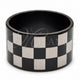 Stainless Steel Mens Ring, Polished, Black Rhodium Finish, 01.63.0680.10 (Size 10)