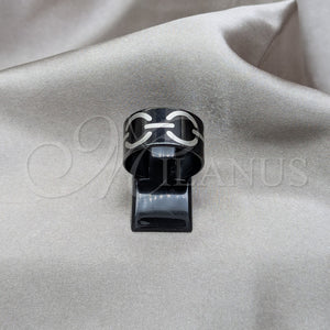 Stainless Steel Ring — Mens Ring Polished Black 01.63. Size 9 — main product view — SKU 161168 | Acero Inoxidable anillo — para hombre Ring pulido negro 01.63. Size 9 — SKU 161168