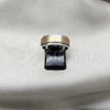 Stainless Steel Mens Ring, Double Design, Polished, Golden Finish, 01.63.0685.10 (Size 10)