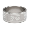 Stainless Steel Mens Ring, Dragon-Fly Design, Polished, Steel Finish, 01.63.0691.05 (Size 5)