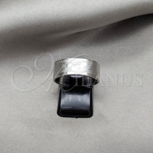 Stainless Steel Ring — Mens Ring Star Design Polished 01.63. Size 8 — main product view — SKU 161215 | Acero Inoxidable anillo — para hombre Ring estrella diseño pulido 01.63. Size 8 — SKU 161215