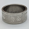 Stainless Steel Mens Ring, Dragon-Fly Design, Polished, Steel Finish, 01.63.0692.05 (Size 5)