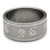 Stainless Steel Mens Ring, Dragon-Fly Design, Polished, Steel Finish, 01.63.0692.05 (Size 5)