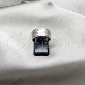 Stainless Steel Ring — Mens Ring key Design Polished 01.63. Size 8 — main product view — SKU 161221 | Acero Inoxidable anillo — para hombre Ring key diseño pulido 01.63. Size 8 — SKU 161221