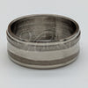 Stainless Steel Mens Ring, Polished, Steel Finish, 01.63.0745.06 (Size 6)