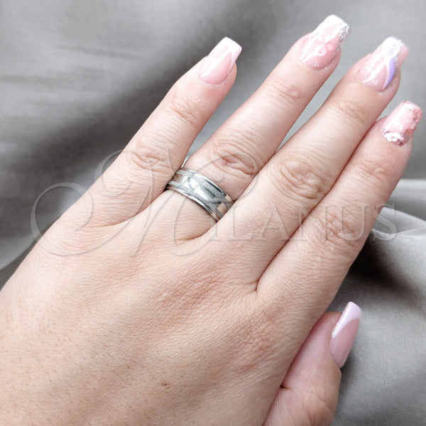 Stainless Steel Ring — Mens Ring Polished 01.63. Size 7 — alternate product view — SKU 161230 | Acero Inoxidable anillo — para hombre Ring pulido 01.63. Size 7 — SKU 161230
