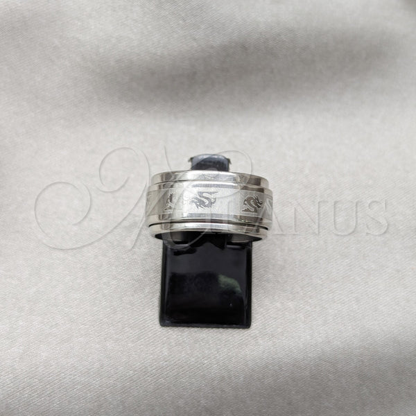 Stainless Steel Ring — Mens Ring Black Polished 01.63. Size 8 — main product view — SKU 161269 | Acero Inoxidable anillo — para hombre Ring negro pulido 01.63. Size 8 — SKU 161269