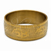 Stainless Steel Mens Ring, Polished, Golden Finish, 01.63.0742.09 (Size 9)