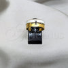 Stainless Steel Mens Ring, Polished, Two Tone, 01.63.0746.08