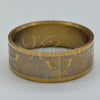 Stainless Steel Mens Ring, Polished, Golden Finish, 01.63.0711.06 (Size 6)