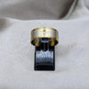 Stainless Steel Mens Ring, Polished, Golden Finish, 01.63.0711.06 (Size 6)