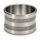 Stainless Steel Mens Ring, Polished, Steel Finish, 01.63.0670.10 (Size 10)