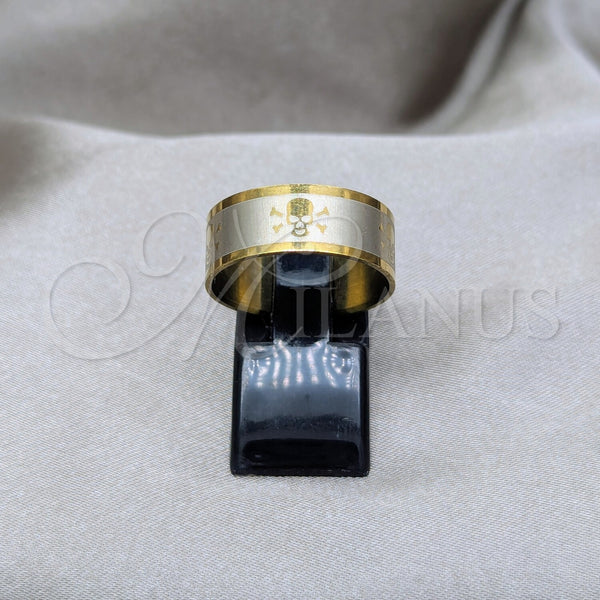 Stainless Steel Ring — Mens Ring Scorpion and Lizard Design Polished 01.63. — main product view — SKU 161289 | Acero Inoxidable anillo — para hombre Ring Scorpion and Lizard diseño pulido 01.63. — SKU 161289