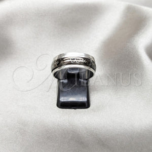 Stainless Steel Ring — Mens Ring Double and Scorpion Design Polished Two — main product view — SKU 161298 | Acero Inoxidable anillo — para hombre Ring Double and Scorpion diseño pulido Two — SKU 161298