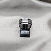 Stainless Steel Mens Ring, Black Enamel Finish, Two Tone, 01.63.0722.09 (Size 9)