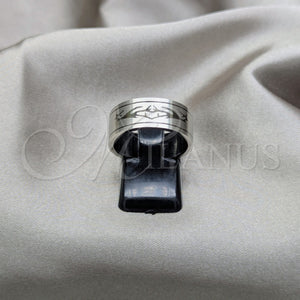 Stainless Steel Ring — Mens Ring Black Brushed 01.63. Size 7 — main product view — SKU 161337 | Acero Inoxidable anillo — para hombre Ring negro Brushed 01.63. Size 7 — SKU 161337