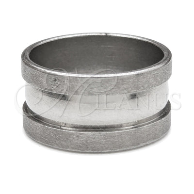 Stainless Steel Mens Ring, Brushed Finish, Steel Finish, 01.63.0726.07 (Size 7) for wholesale, main product view