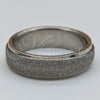 Stainless Steel Mens Ring, Brushed Finish, Steel Finish, 01.63.0728.05 (Size 5)