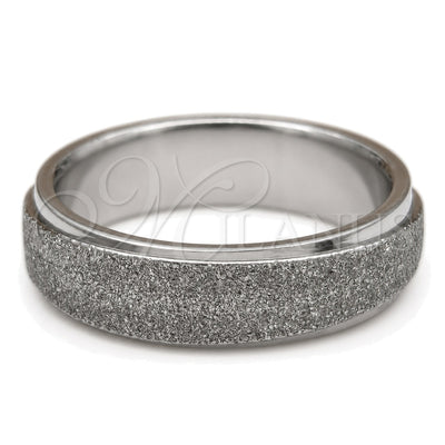 Stainless Steel Mens Ring, Brushed Finish, Steel Finish, 01.63.0728.05 (Size 5) for wholesale, main product view
