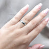 Stainless Steel Mens Ring, Polished, Steel Finish, 01.63.0729.09 (Size 9)