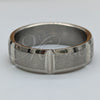 Stainless Steel Mens Ring, Brushed Finish, Steel Finish, 01.63.0730.08 (Size 8)